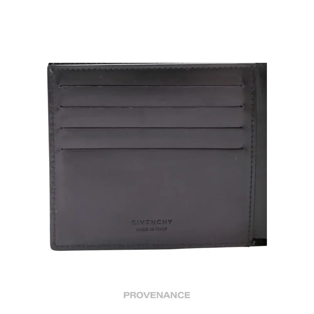 🔴 Givenchy Glow In The Dark 8CC Bifold Wallet - White Black